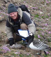 ...while Maarten checks the nest....