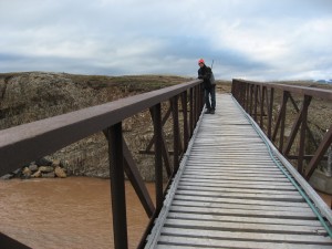 ...crossing the red river