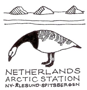 het logo van het Nederlands Poolstation op Spitsbergen